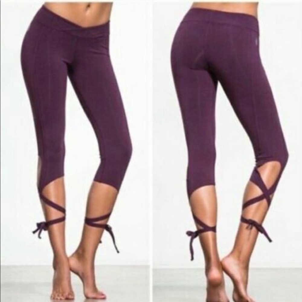 Free People Movement Turnout Tie Up Leggings Size Large